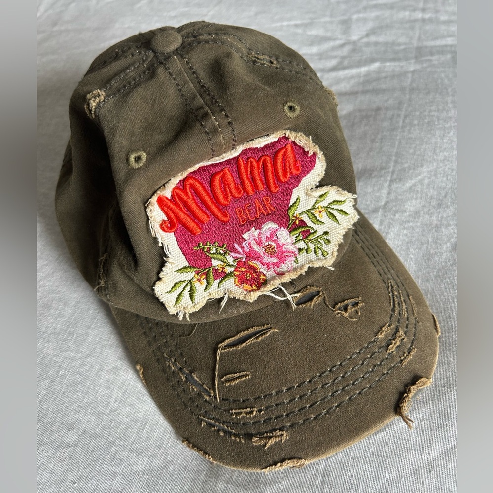 4350 district distressed embroidered hat